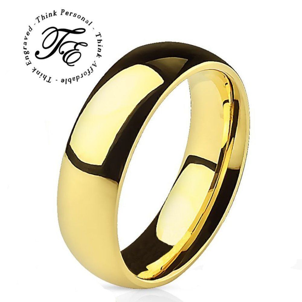 Men's Gold Wedding Ring - Gold Wedding Ring For Guys